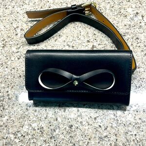 Kate Spade Black Bow Belt Bag